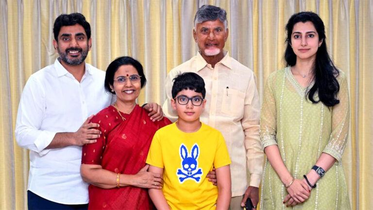 Nara Lokesh family achievements post