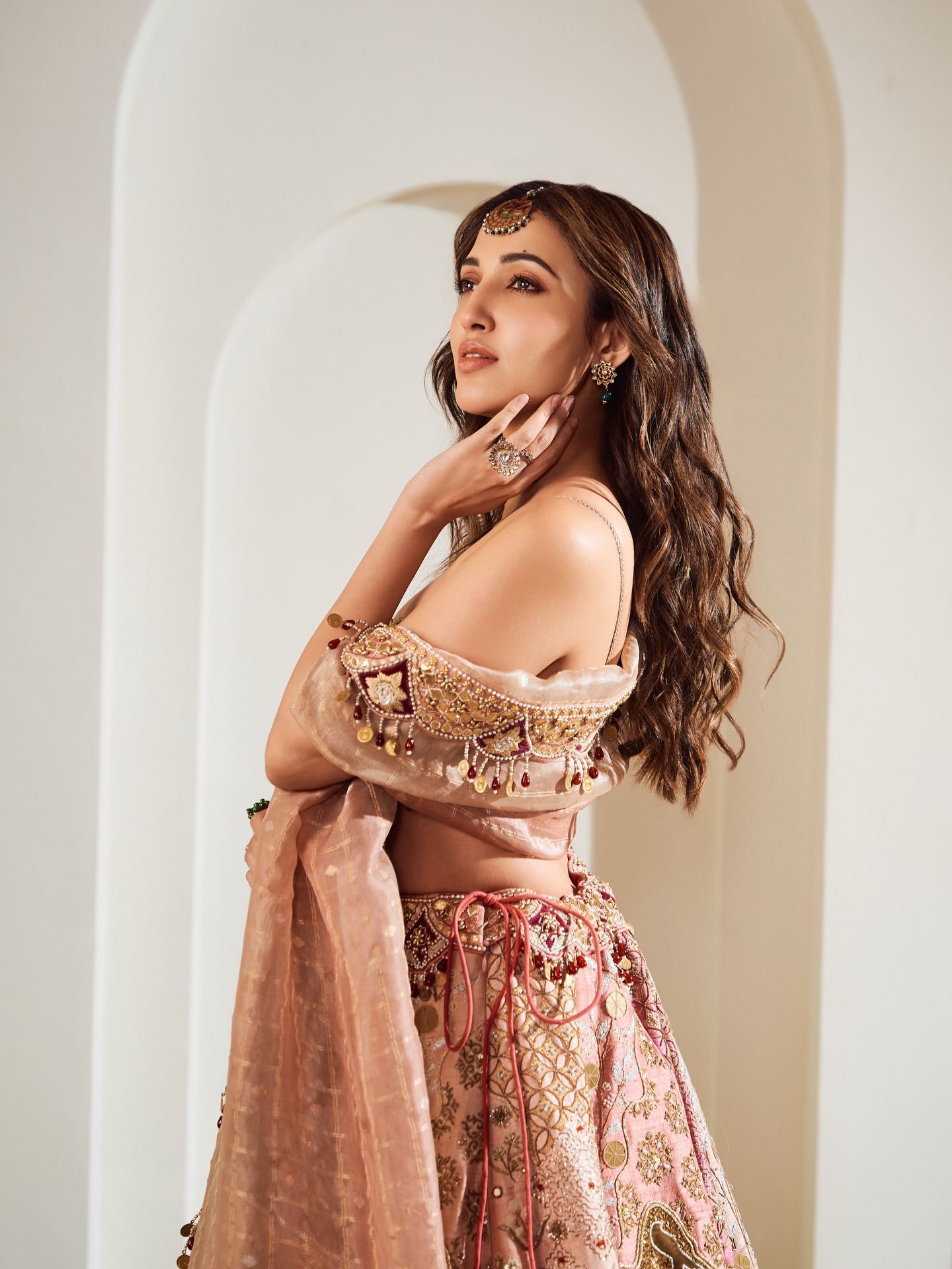 Neha Shetty Confident Expression In Ethnic Glam