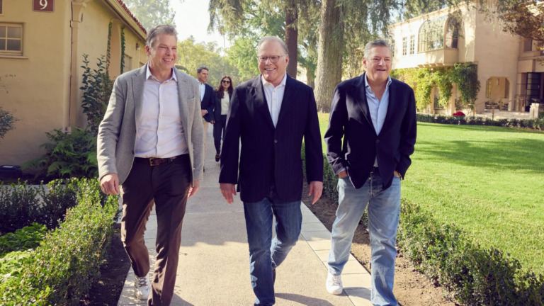 Netflix executives at Warner Bros lot