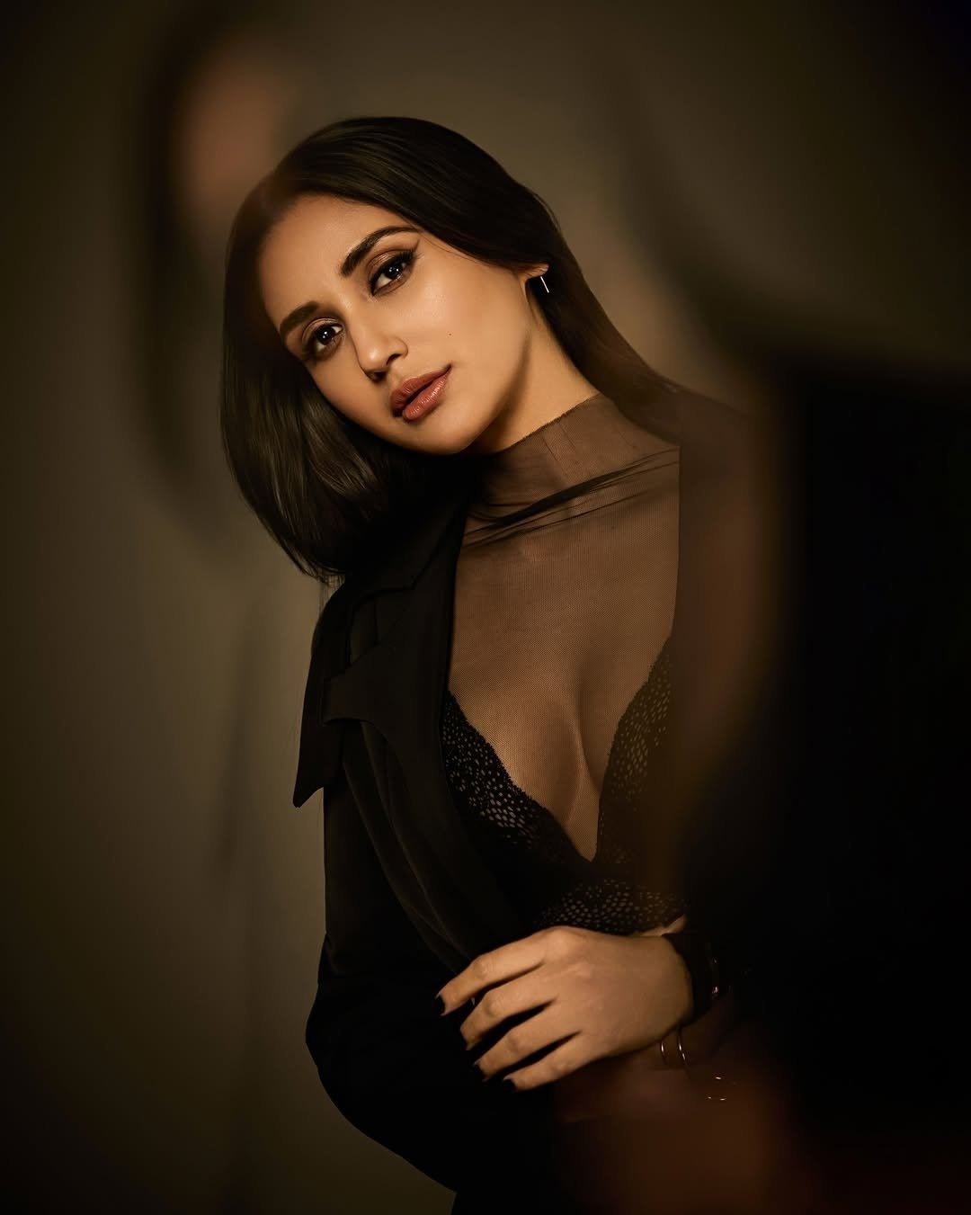 Nikita Dutta Stuns In Bold Black Mesh Outfit Pic