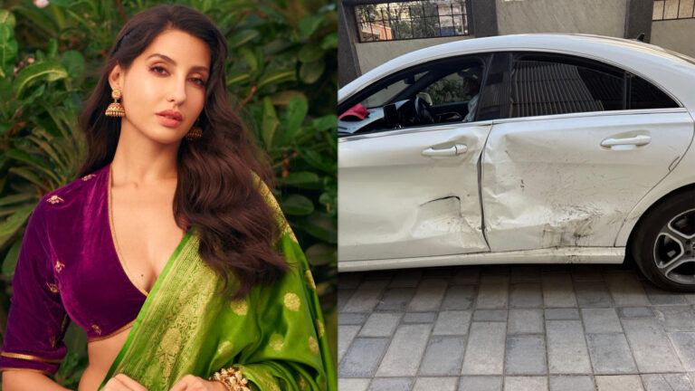 Nora Fatehi survives Mumbai car accident