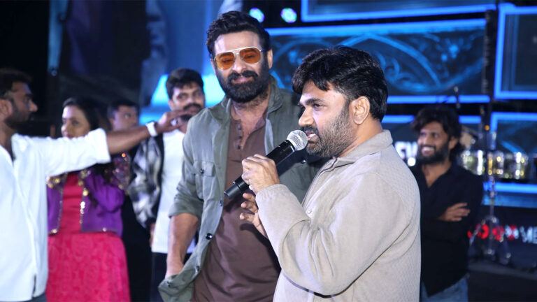 Prabhas Maruthi at The Raja Saab event