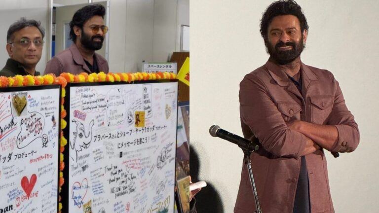 Prabhas new look in Japan event