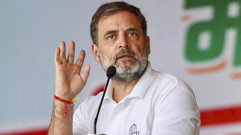 Rahul Gandhi attends Messi event Hyderabad