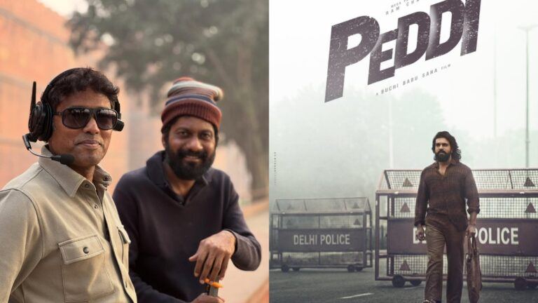 Ram Charan filming Peddi in Delhi