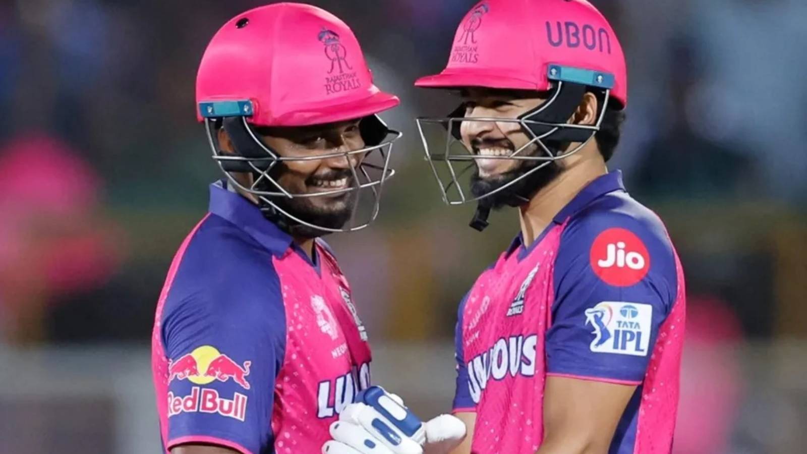 Riyan Parag with Sanju Samson moment