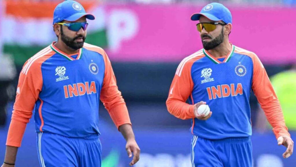 Rohit Sharma and Virat Kohli batting together
