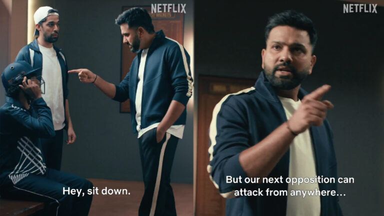 Rohit Sharma in Stranger Things 5 promo