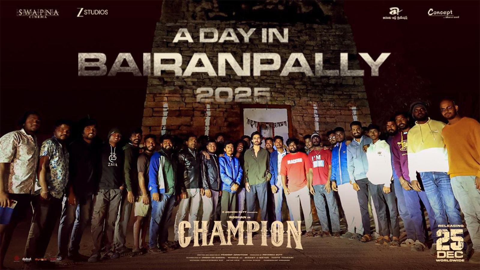 Roshan Meka Visits Real Bairanpally