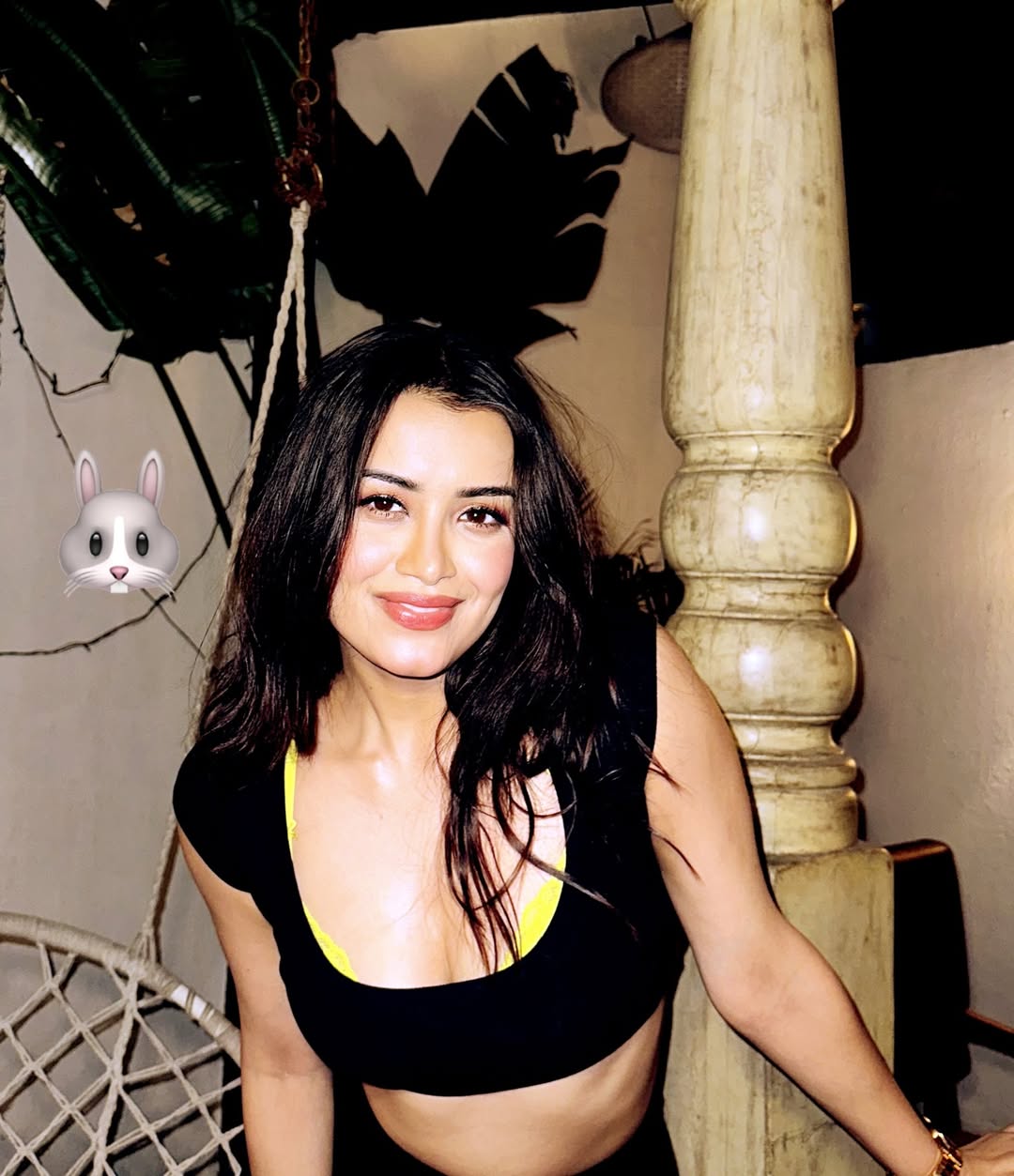 Sakshi Sharma Stuns In Beige Fleece Jacket