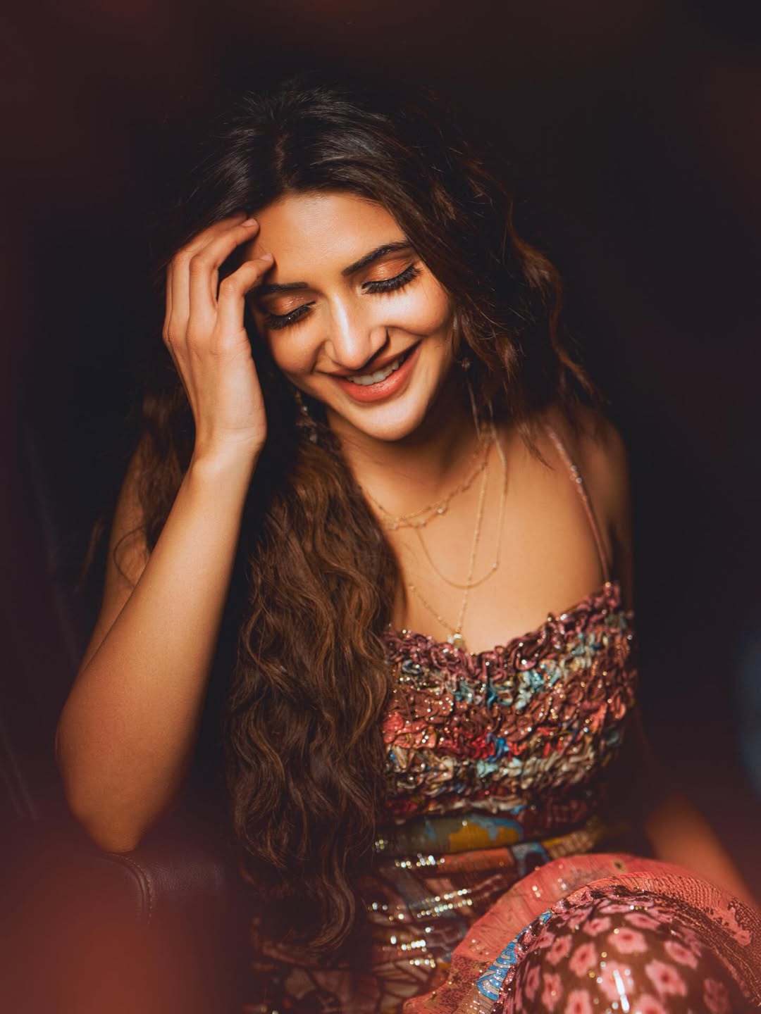 Close Up Of Sreeleela's Glamorous Makeup Look