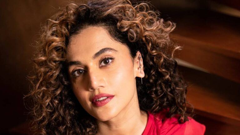 Taapsee Pannu natural curly hair