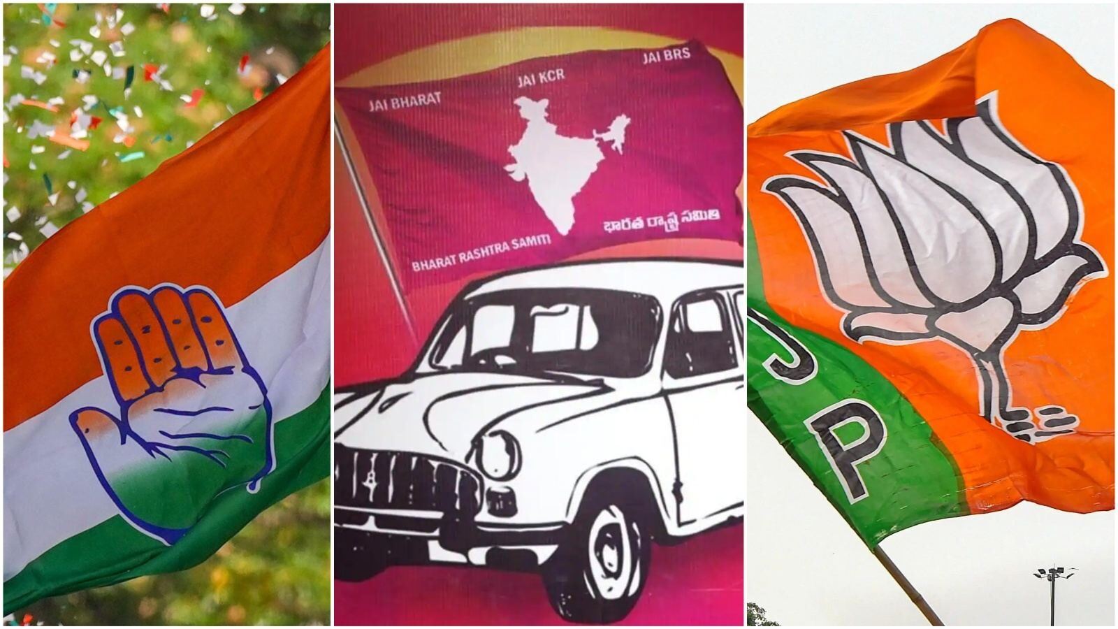Telangana panchayat elections results showing Congress, BRS and BJP performance