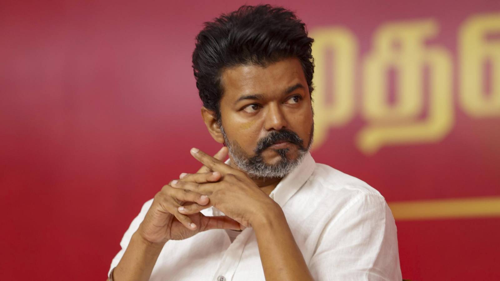 Thalapathy Vijay at political event