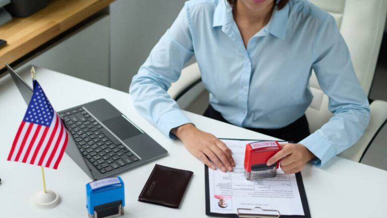 US F-1 visa rejection notice