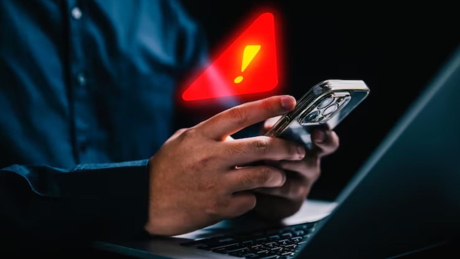 USB Type-C phone scam alert graphic