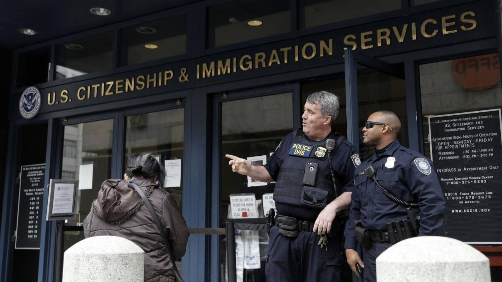 USCIS office immigration interview