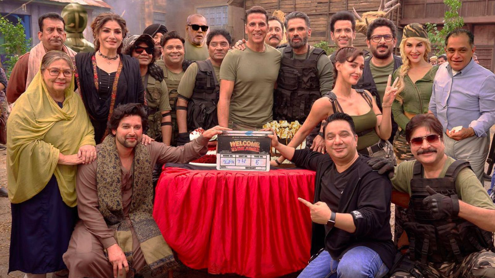 Welcome to the Jungle climax shoot in Mumbai