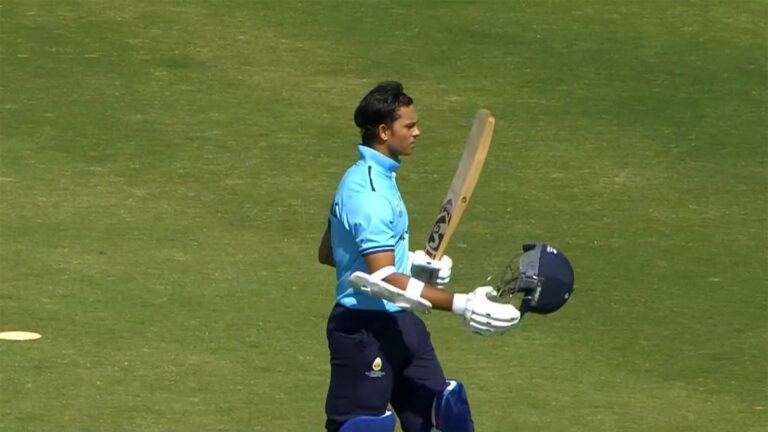 Yashasvi Jaiswal SMAT century for Mumbai