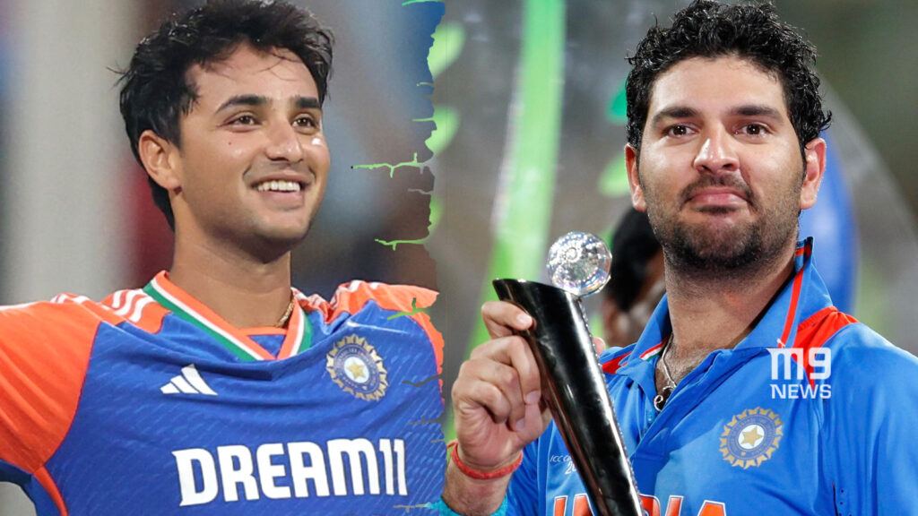 Abhishek Sharma celebrates fast fifty vs NZ