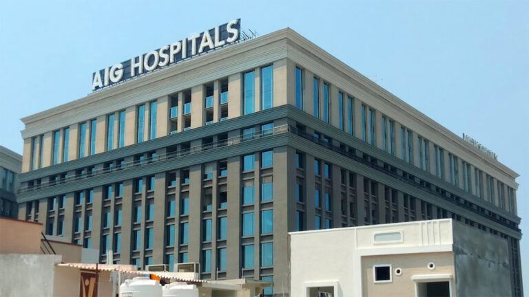 AIG hospital land allotment in Vizag