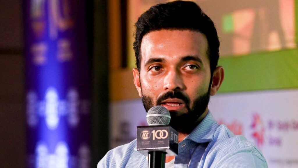 Ajinkya Rahane during Ranji Trophy match