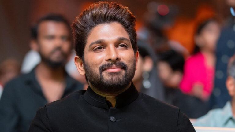 Allu Arjun in Pushpa character look