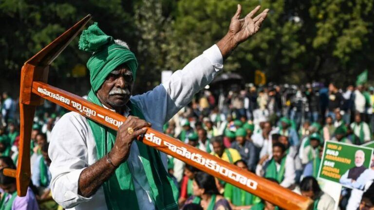 Amaravati Land Pooling farmers protest