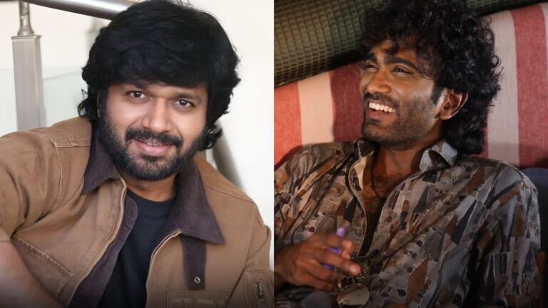 Anil Ravipudi and Pradeep Ranganathan celebrating blockbuster success with family entertainers