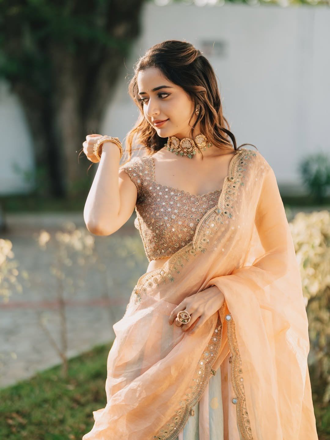 Ashika Ranganath Sun Kissed Look In Golden Hour
