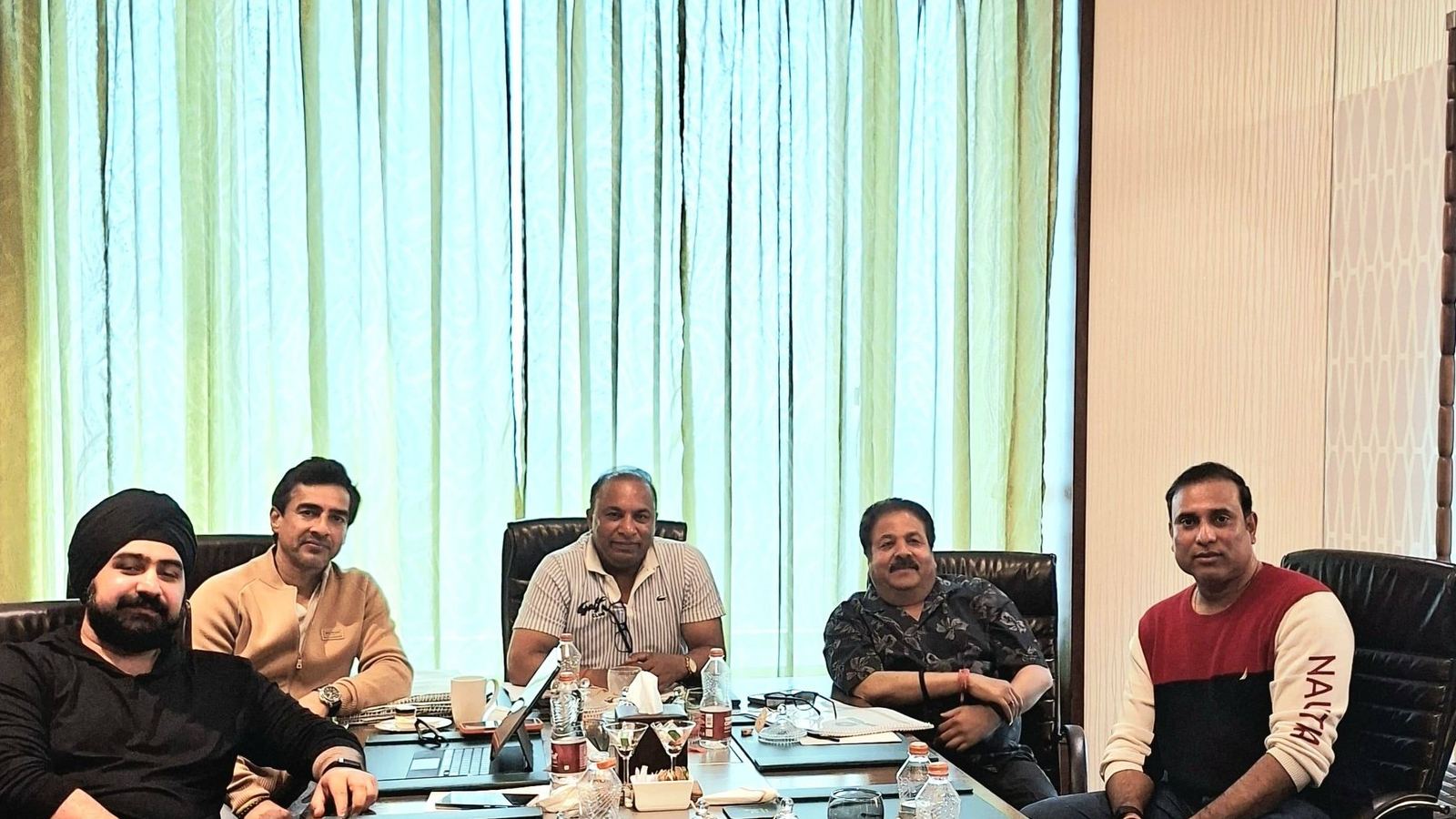 BCCI meeting with VVS Laxman