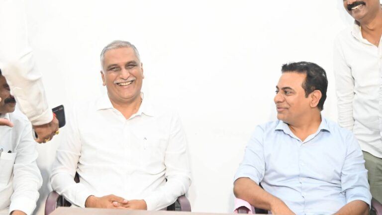 BRS Phone Tapping Case Sparks KTR-Harish Rao Political Show