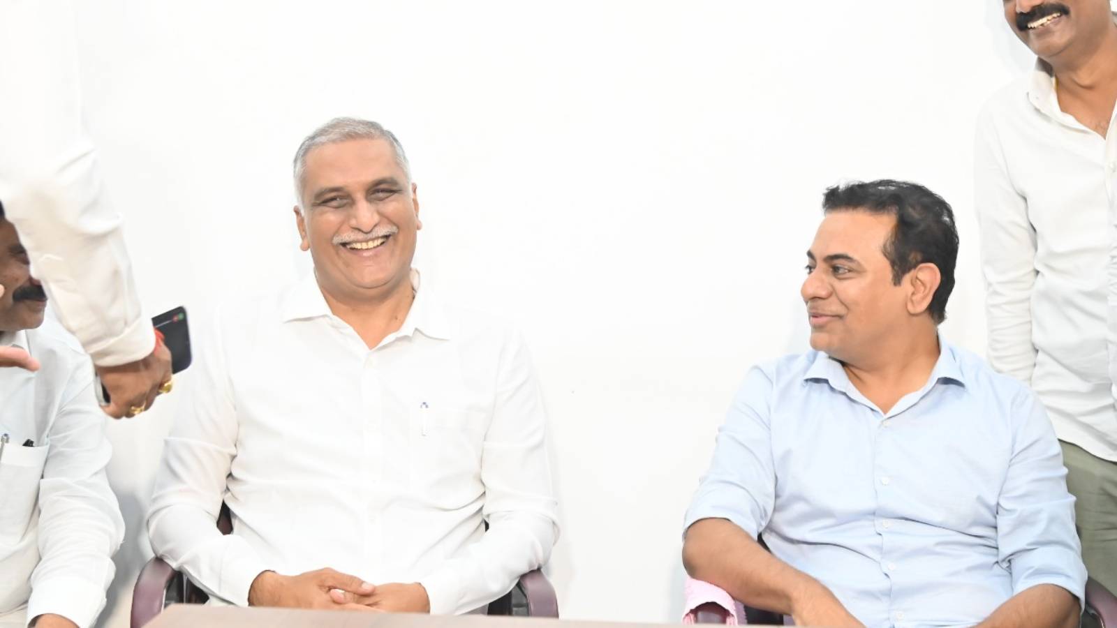 BRS Phone Tapping Case Sparks KTR-Harish Rao Political Show