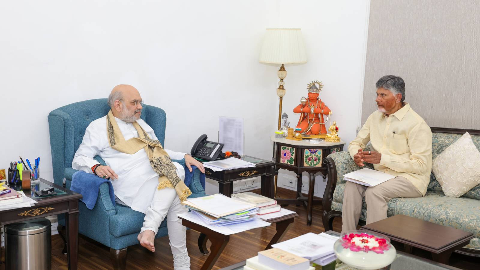 Chandrababu Naidu Amit Shah Meeting