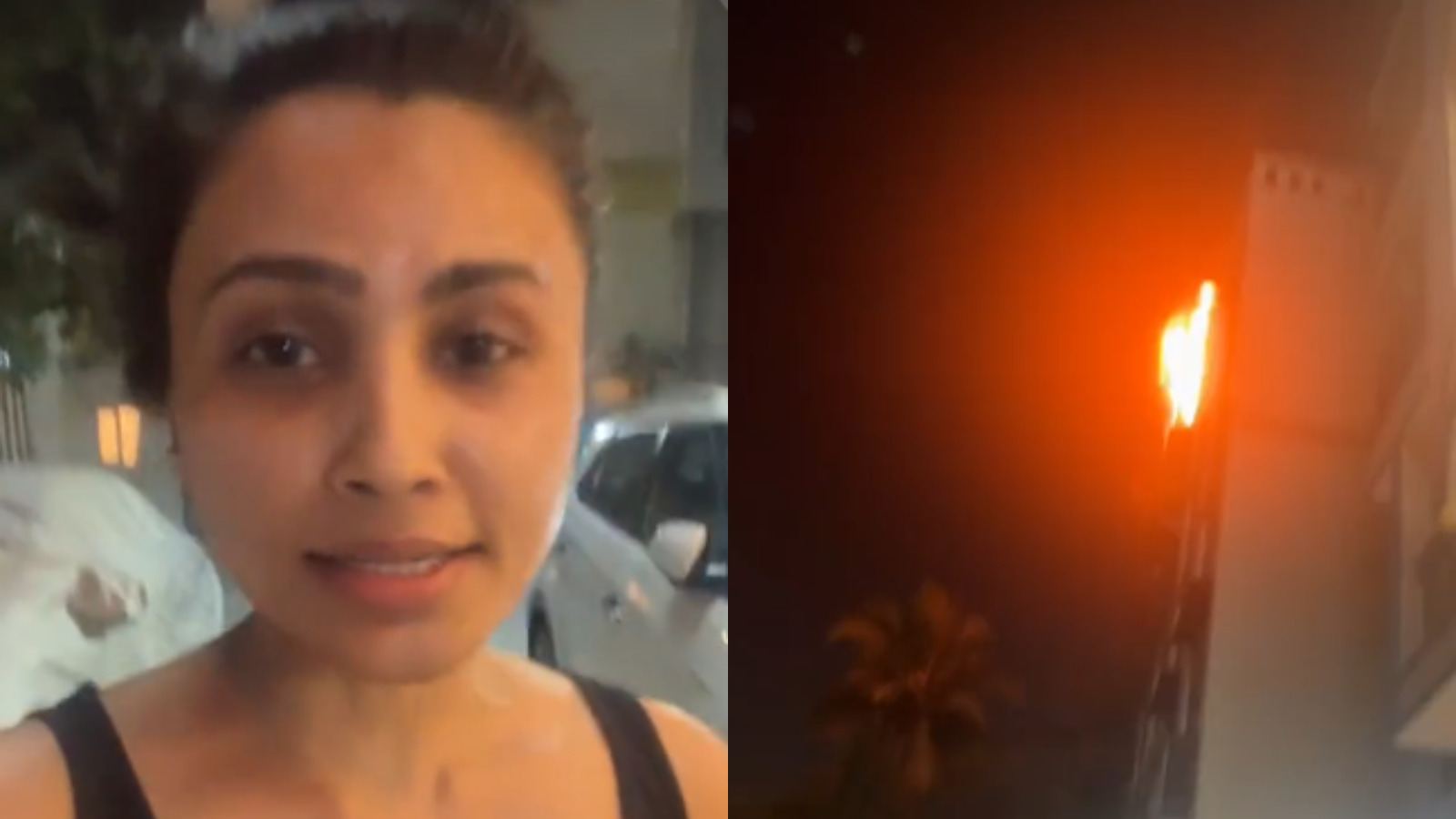 Daisy Shah reacts to Bandra fire