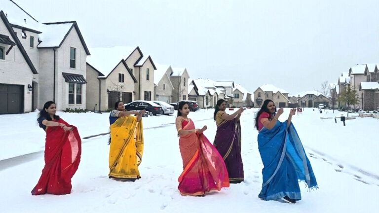 Dallas Telugu Women Snow Dance