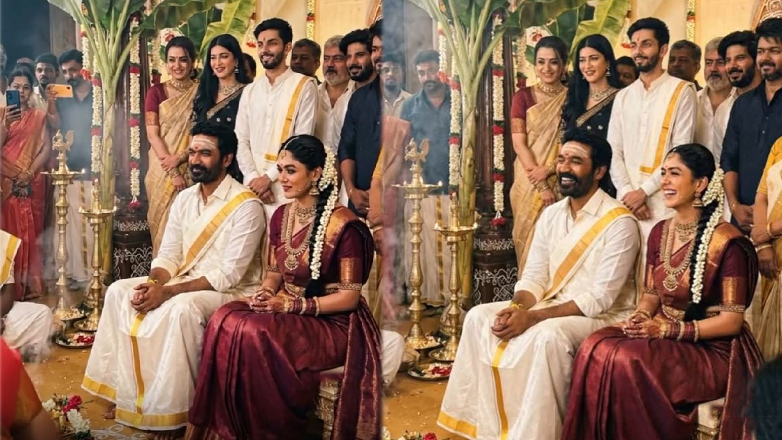 Dhanush Mrunal wedding video rumour