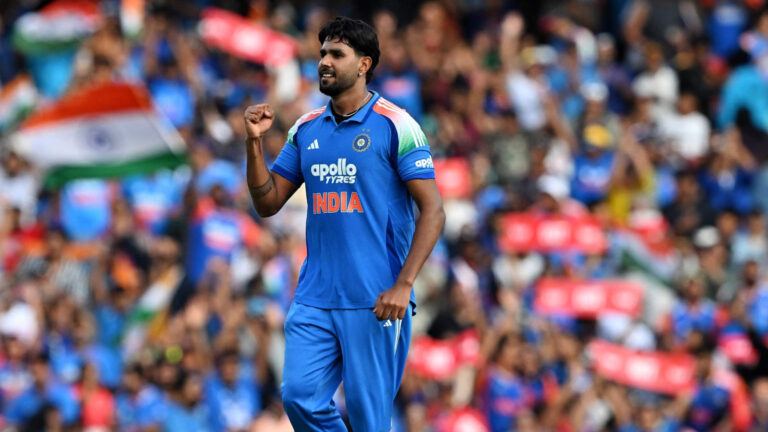 Harshit Rana struggles in 4th T20I