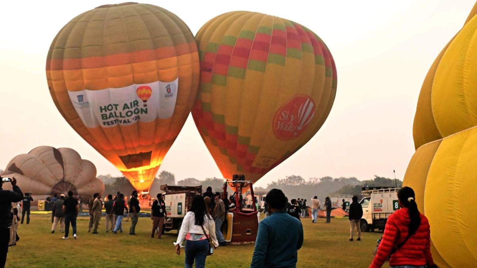 Hyderabad Hot Air Balloon Festival Draws Huge Crowds