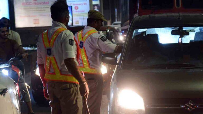 Hyderabad New Year drunk drive checks