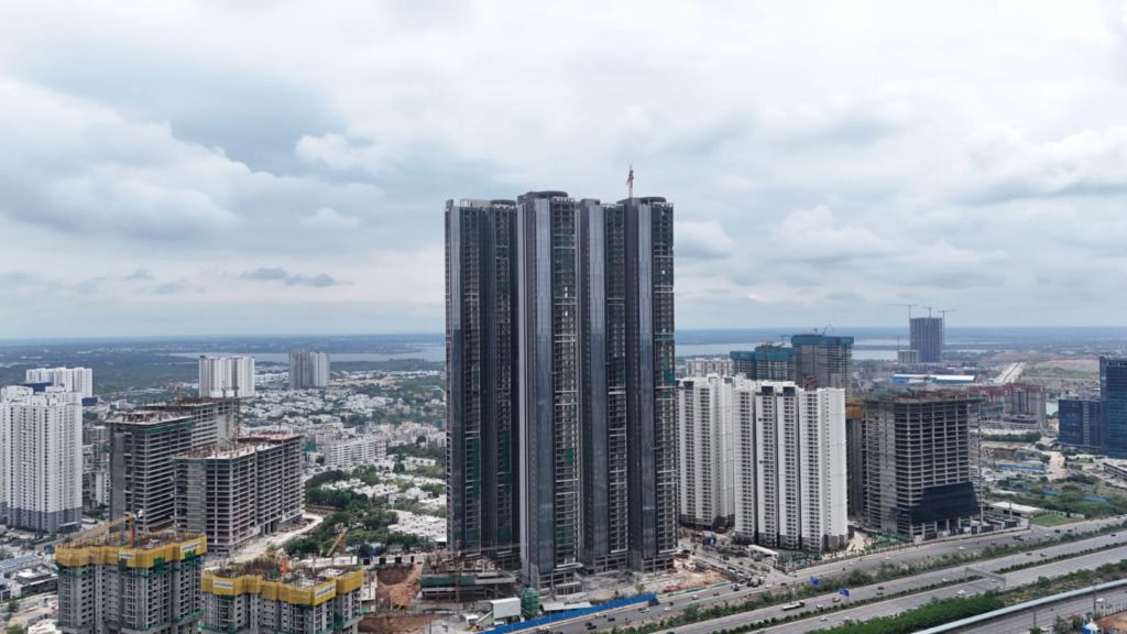 Hyderabad skyline with rising skyscrapers