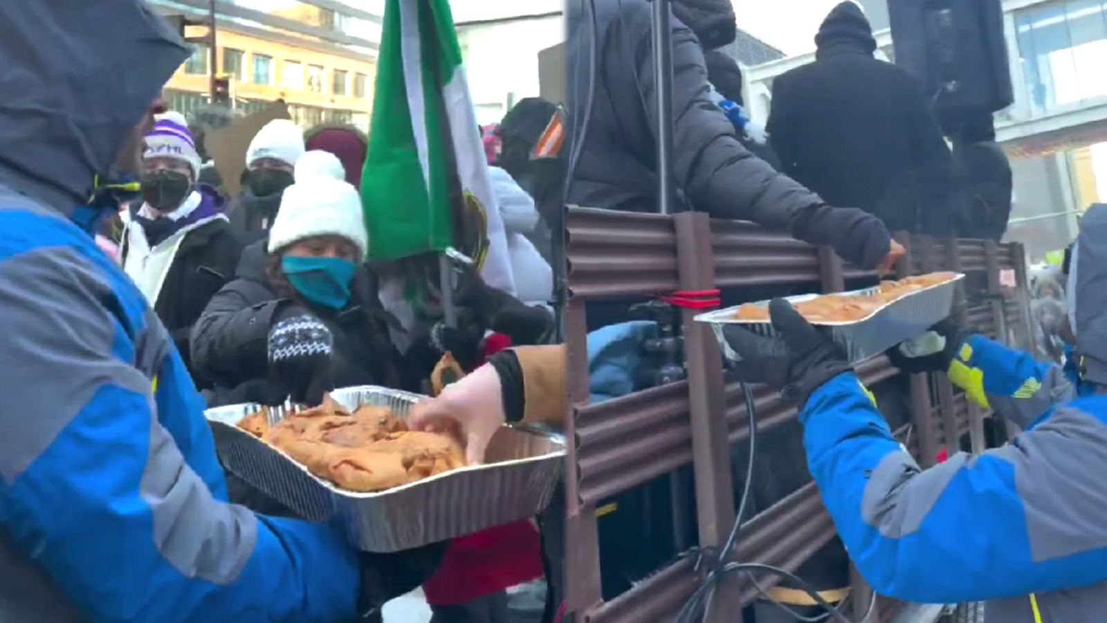 ICE protests viral video in Minneapolis