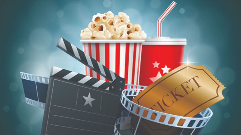 Illustration showing piracy, OTT platforms, high ticket prices, politics and budget issues affecting movies