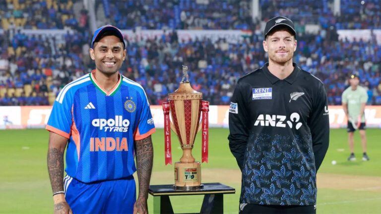 India vs New Zealand 5th T20I match
