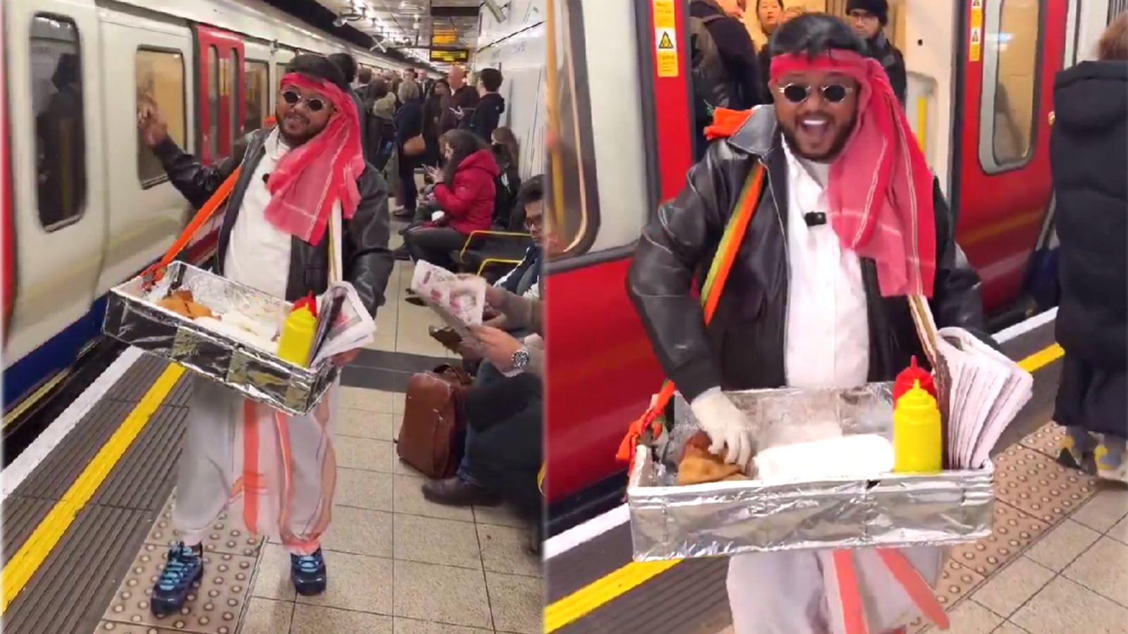 Indian samosa seller in London