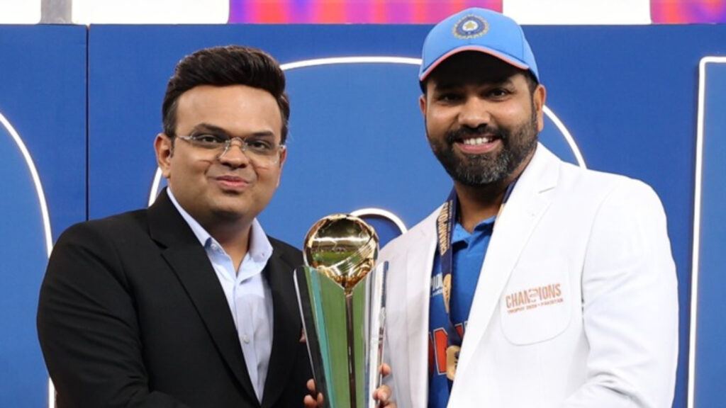 Jay Shah praising Rohit Sharma