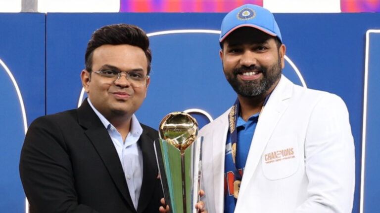 Jay Shah praising Rohit Sharma