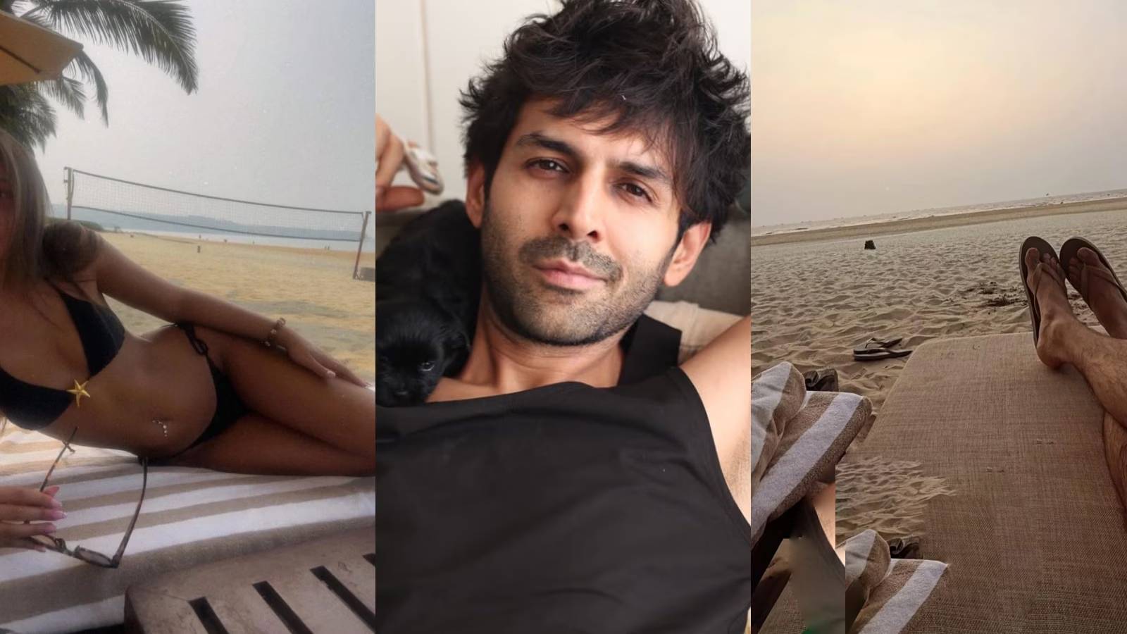Kartik Aaryan Goa vacation photos