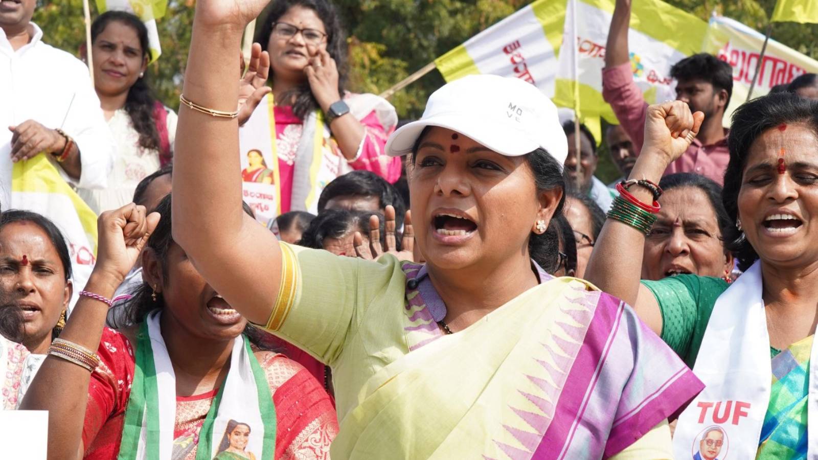 Kavitha resignation politics