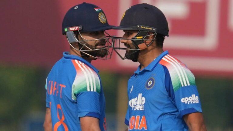 Kohli Rohit ODI ranking battle